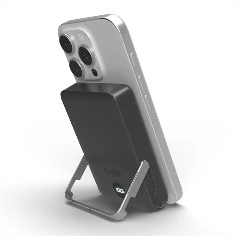 SBS - Powerbank TEBB10000MAGSTAND-Nero