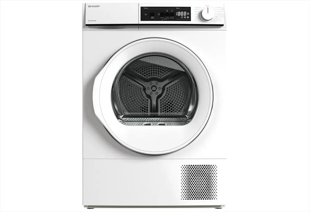 SHARP - Asciugatrice KD-NHA8S6GWE 8Kg Classe E-Bianco