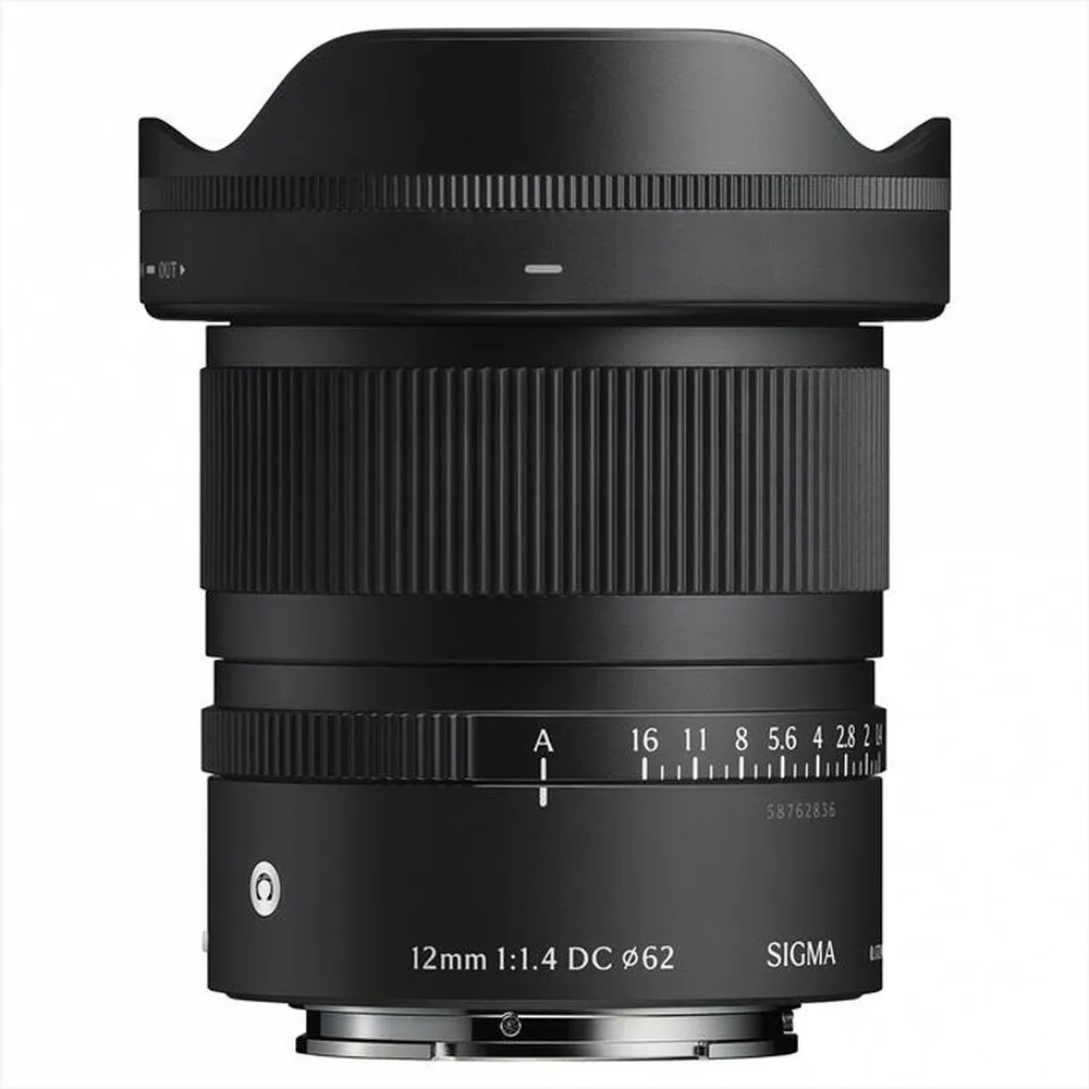 SIGMA - Obiettivo 12mm-F/1.4 (C) AF DC,att. E-Mount-Nero
