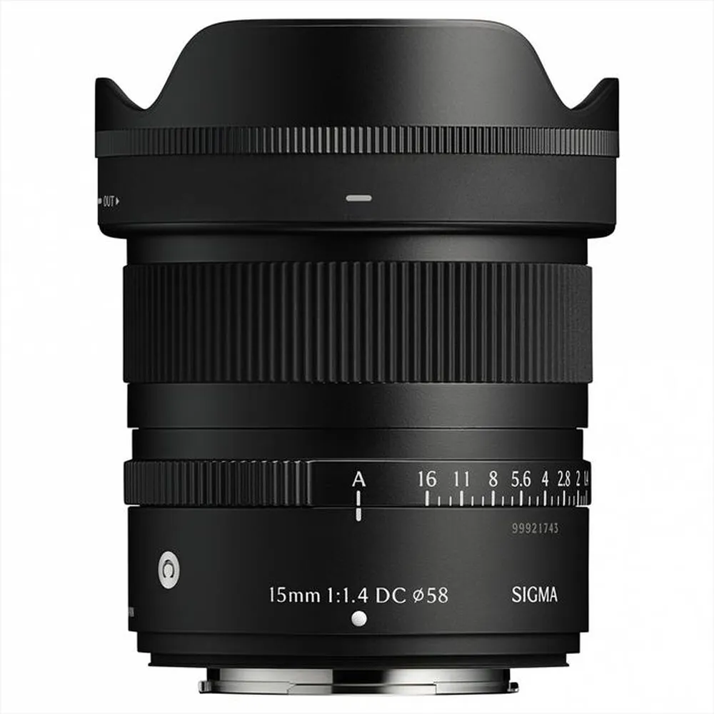 SIGMA - Obiettivo 15/1.4 DC C FUJI X-MOUNT-Nero
