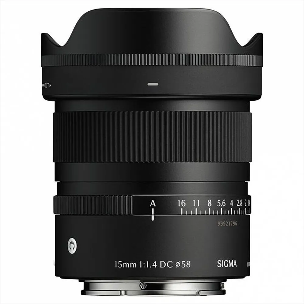 SIGMA - Obiettivo 15/1.4 DC C SONY E-MOUNT-Nero