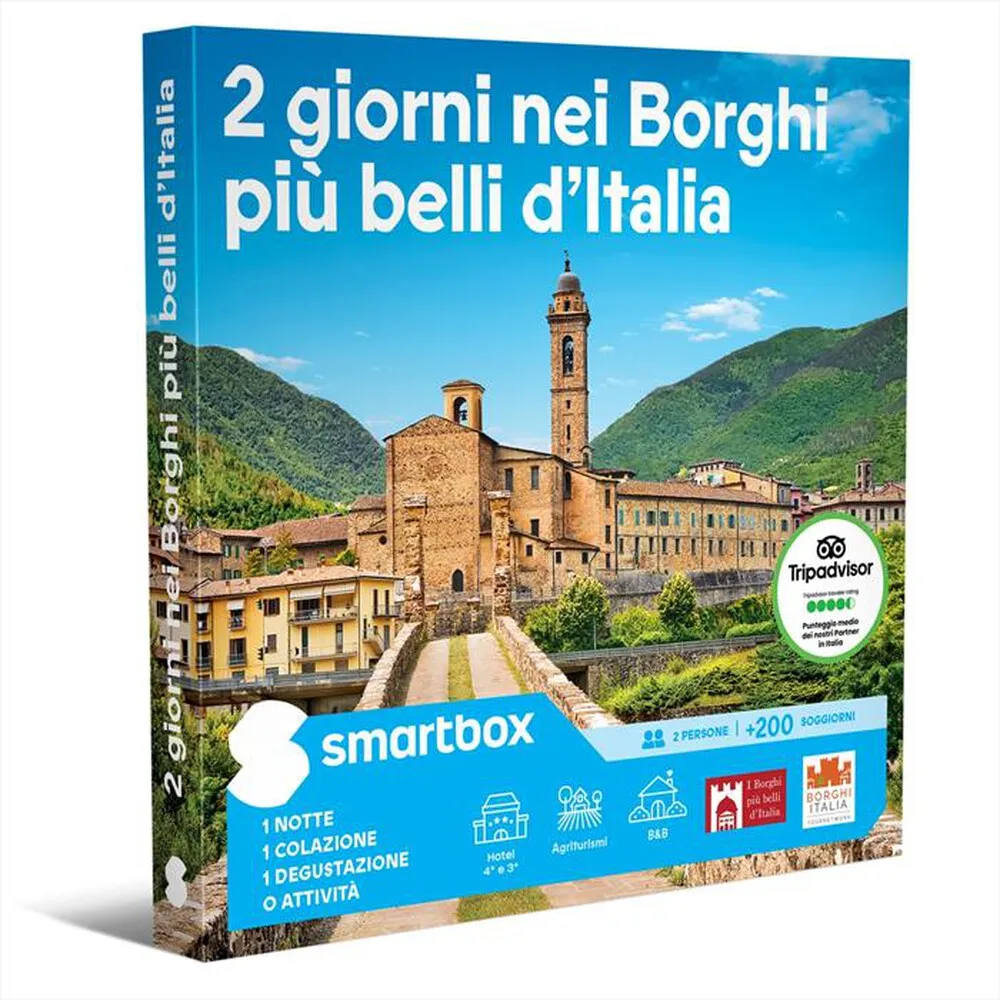 SMARTBOX - 2 GIORNI NEI BORGHI PIÙ BELLI D'ITALIA-eBox digitale