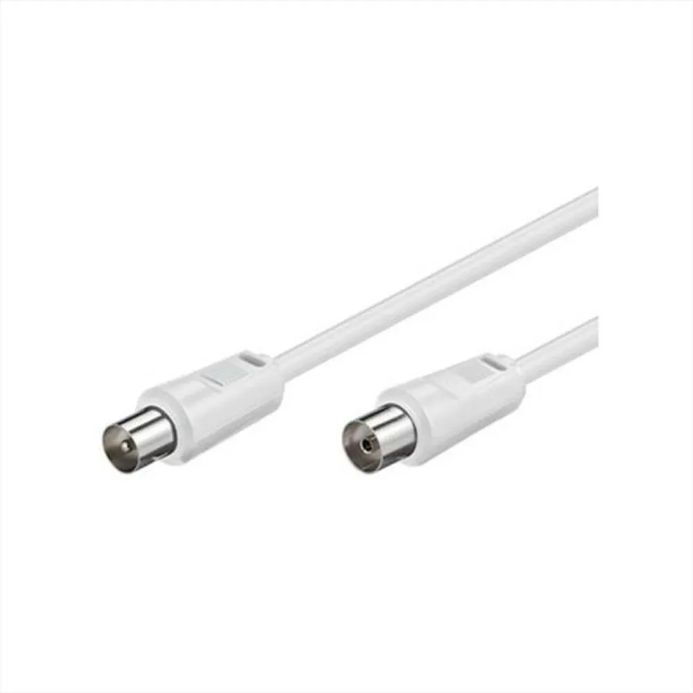 TECHLIFE - Cavo antenna M/F TLVT0021-Bianco