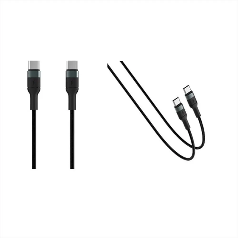 TECHLIFE - Cavo USB Type C 2.0 TLMT0038-Nero