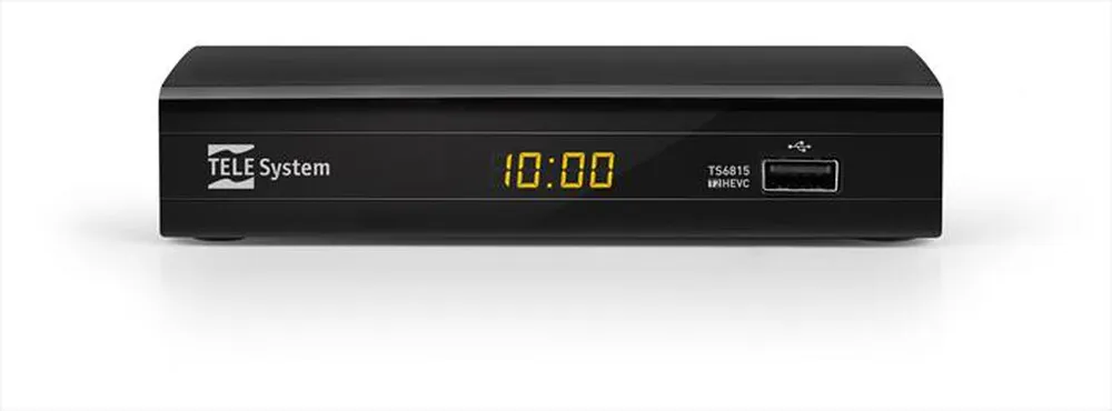 TELESYSTEM - TS6815/02 ZAPPER T2 HEVC, SCART , HDMI, HDR-BLACK