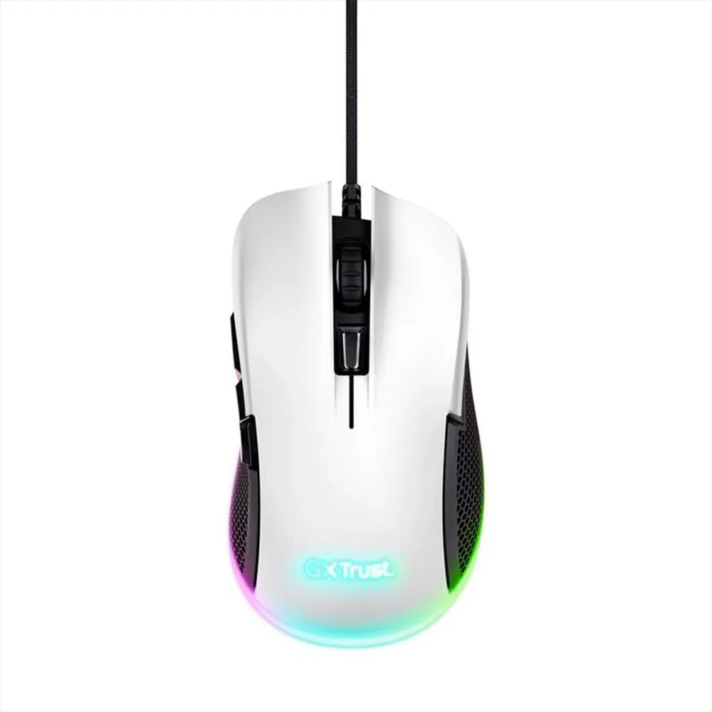 TRUST - GXT922W YBAR GAMING MOUSE-White/Black