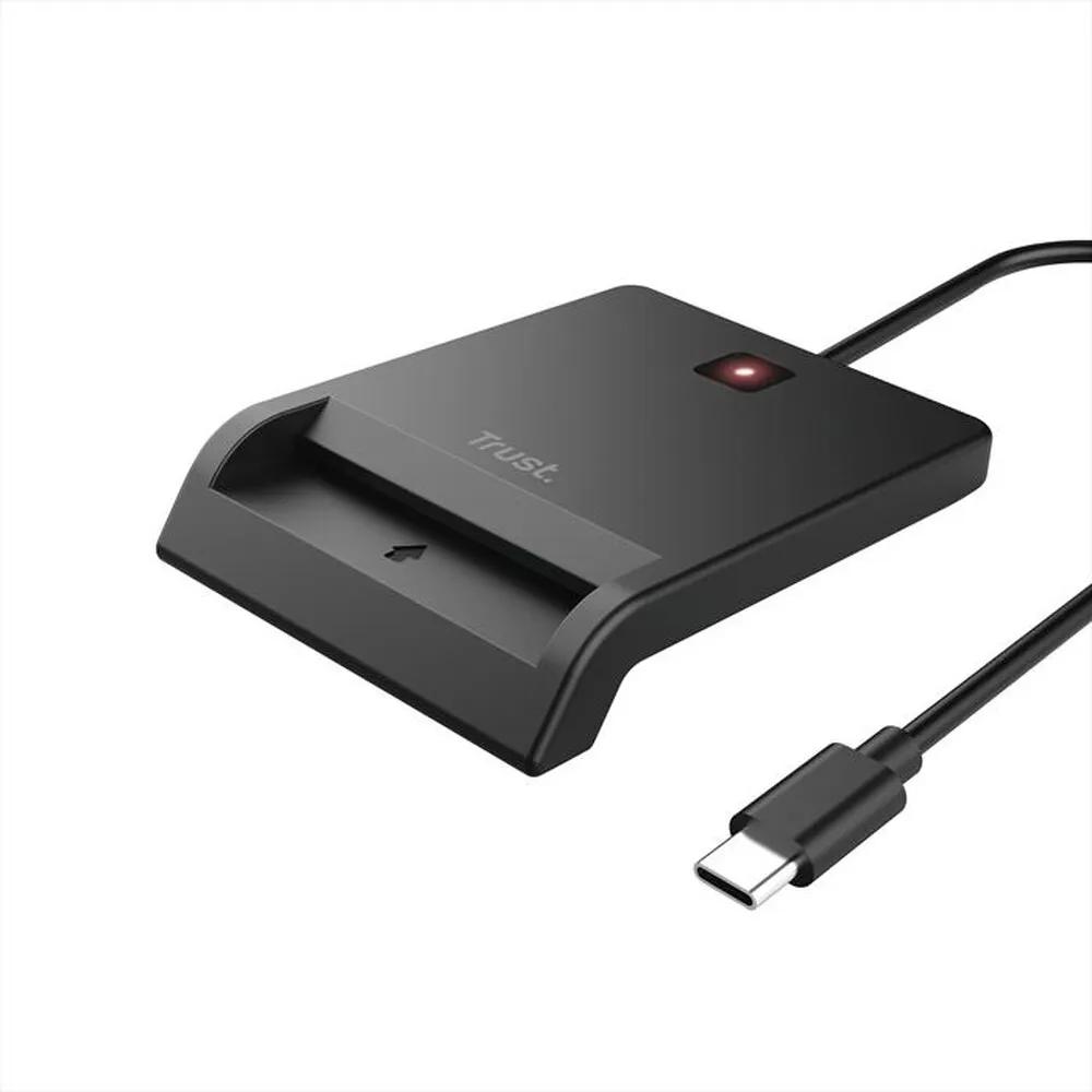 TRUST - Lettore di smart card PRIMO USB-C DNI-Black