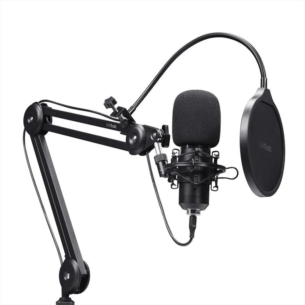TRUST - Microfono con braccio regolabile GXT270 EMITA II-Black