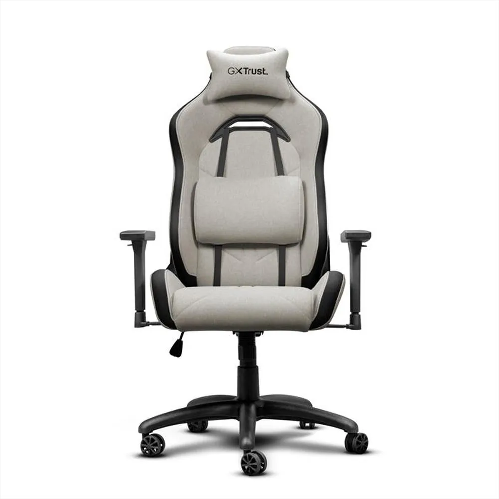 TRUST - Sedia da gaming comoda in tessuto GXT 723B Ruya-Beige