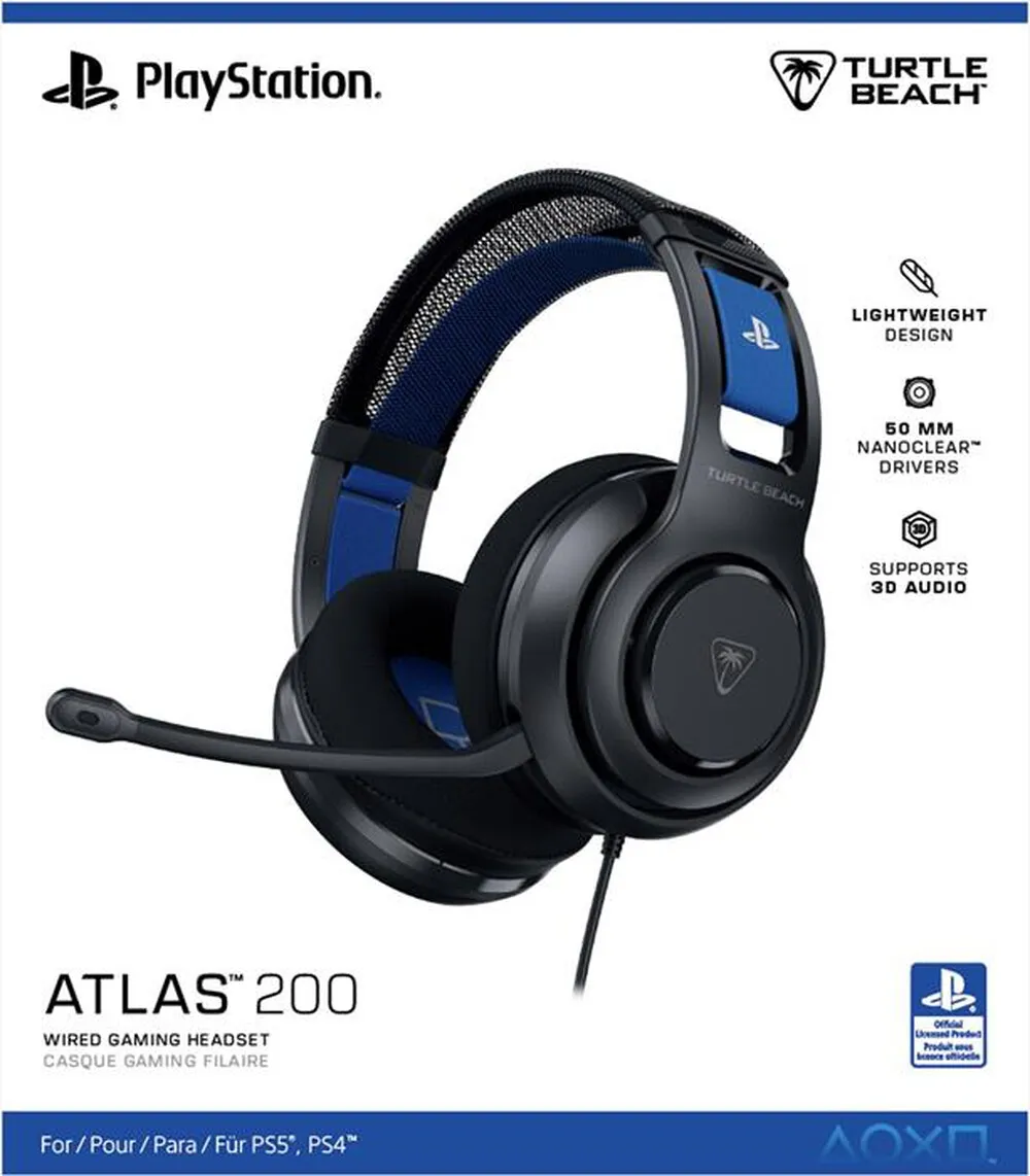 TURTLE BEACH - Atlas 200 PS-Nero