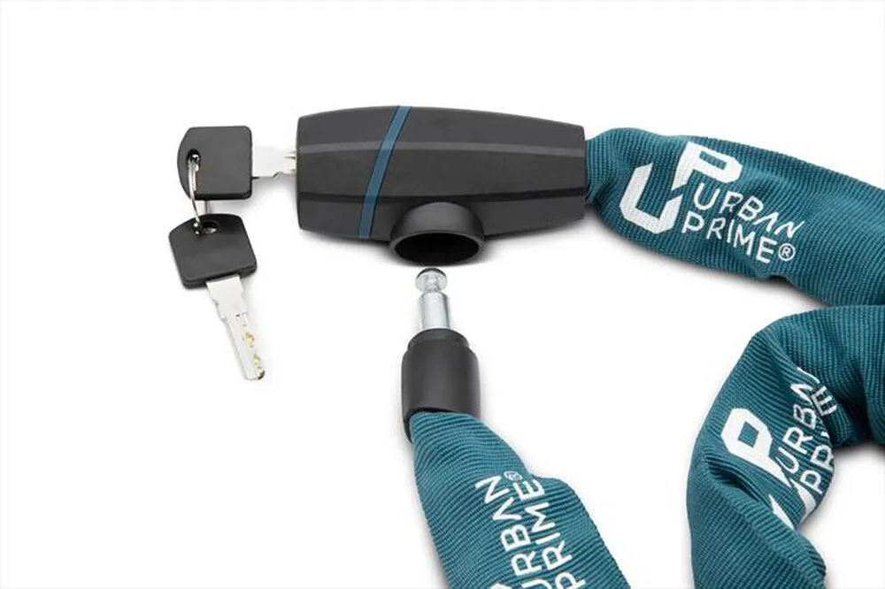 URBAN PRIME - Catena antifurto SECURITY CHAIN LOCK WITH KEY-Ottanio