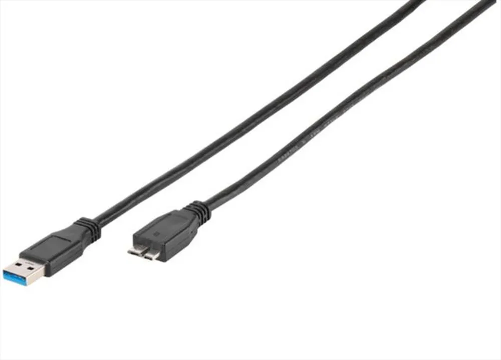 VIVANCO - CAVO USB 3.1 GEN1 TIPO A A TIPO MICRO B 0,75 m-Nero