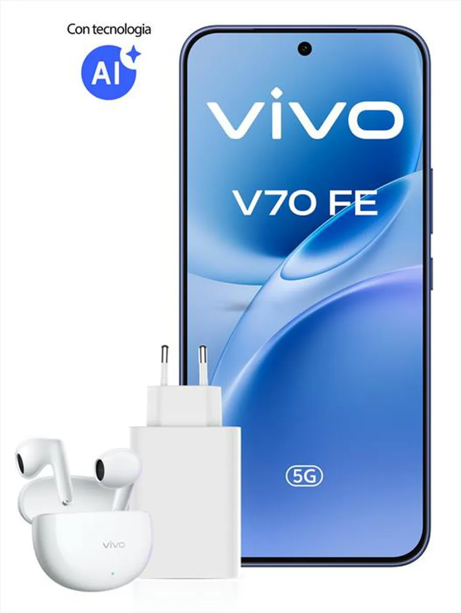 VIVO MOBILE - Smartphone V70 FE 8+512 SPECIAL PACK-Ocean Blue