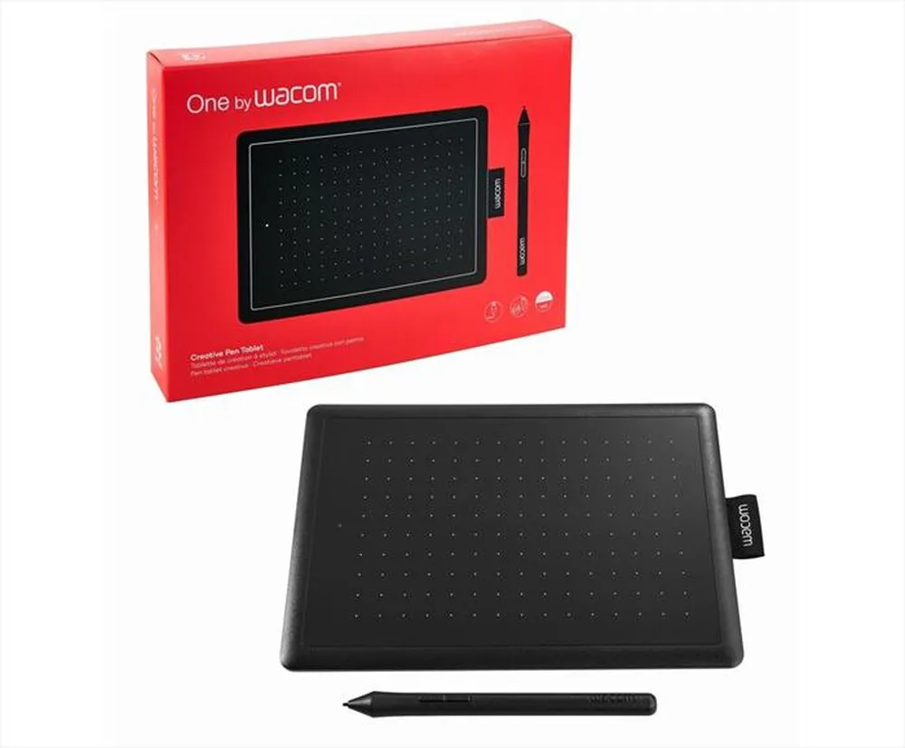 WACOM - ONE BY WACOM MEDIUM-Nero/Rosso