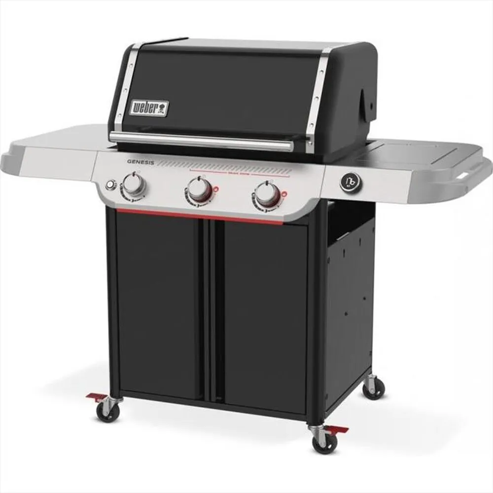 WEBER - Barbecue a 3 bruciatori GENESIS E-325-Nero / Alluminio