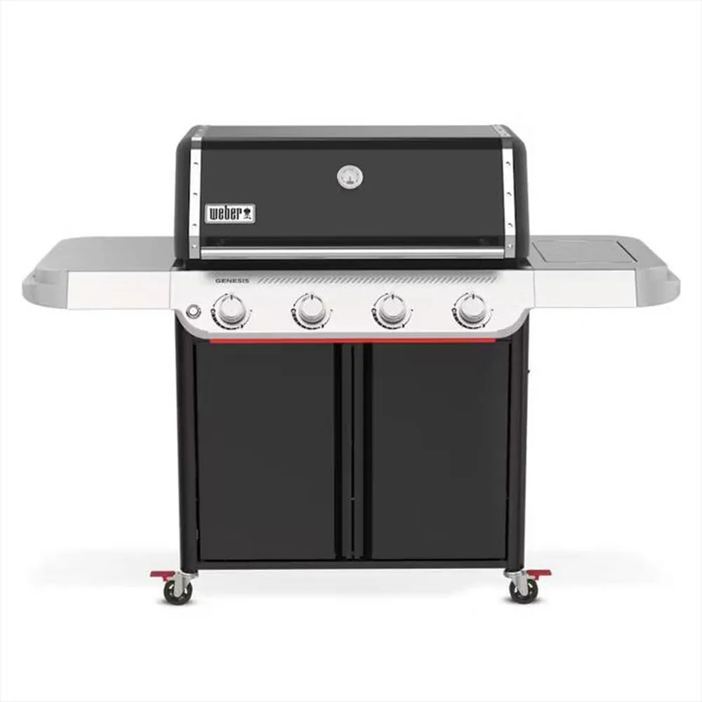 WEBER - Barbecue a 4 bruciatori GENESIS E-415-Nero / Alluminio