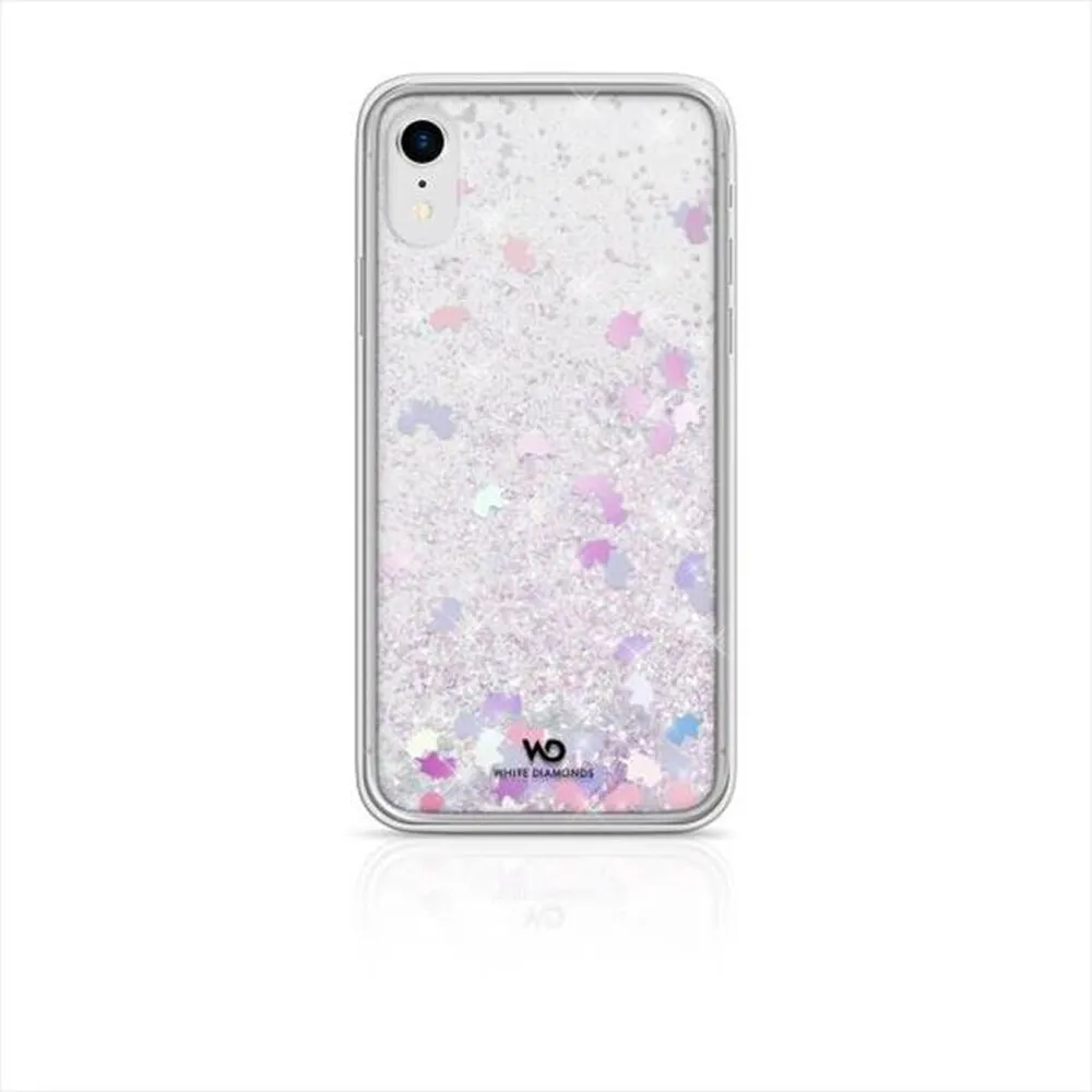 WHITE DIAMOND - SPARKLE COVER IPHONE X/XS UNICORNI-ARGENTO/TPU