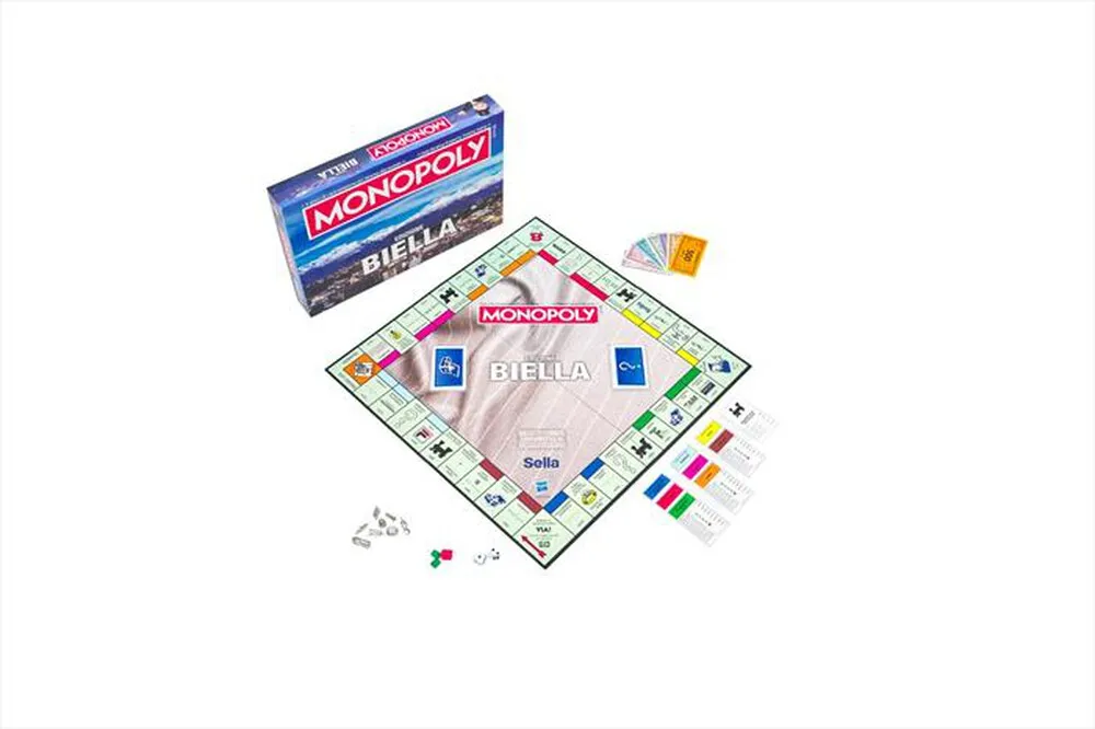 WINNING MOVES - MONOPOLY - EDIZIONE BIELLA-blu