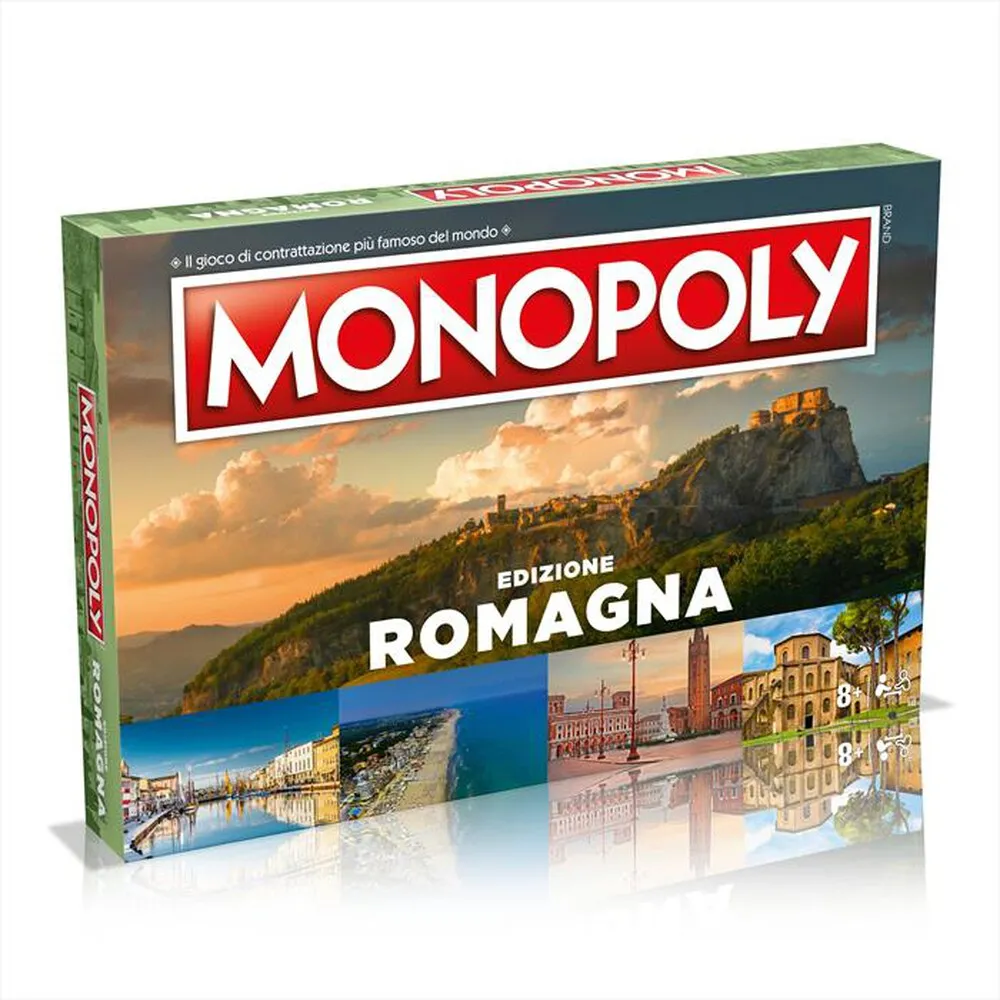 WINNING MOVES - MONOPOLY - I BORGHI PIÙ BELLI D'ITALIA - ROMAGNA-BIANCO