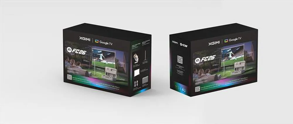 XGIMI - Proiettore portatile MOGO 4 WORLD CUP BUNDLE-Bianco