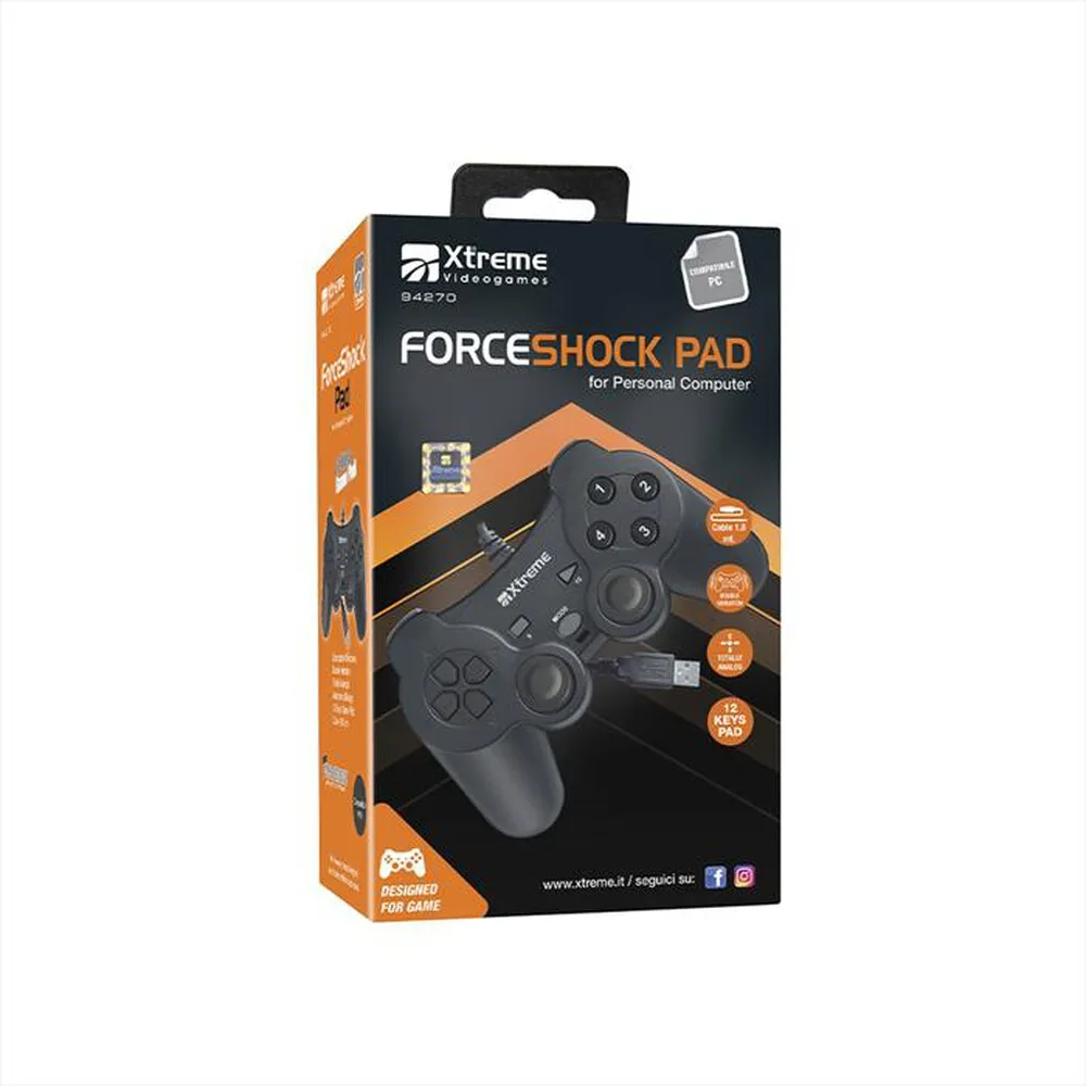XTREME - 94270 - PC Joy Pad full analog-NERO