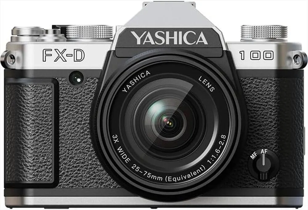 YASHICA - Fotocamera Mirrorless FX-D 100-Nero