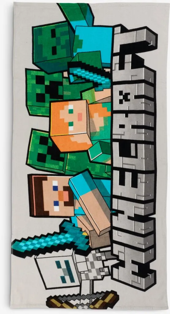 Asciugamano da bagno MINECRAFT 70 x 140 cm