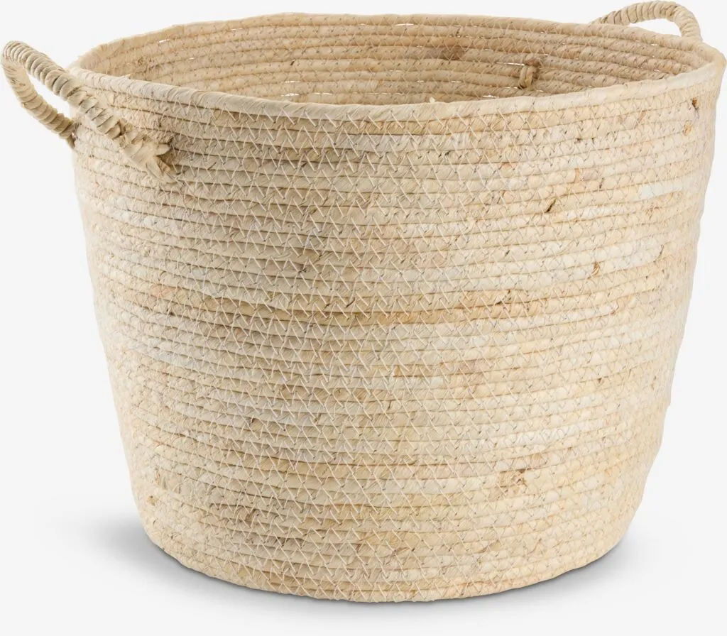 Cesto JUSTIN Ø35xH26 cm naturale