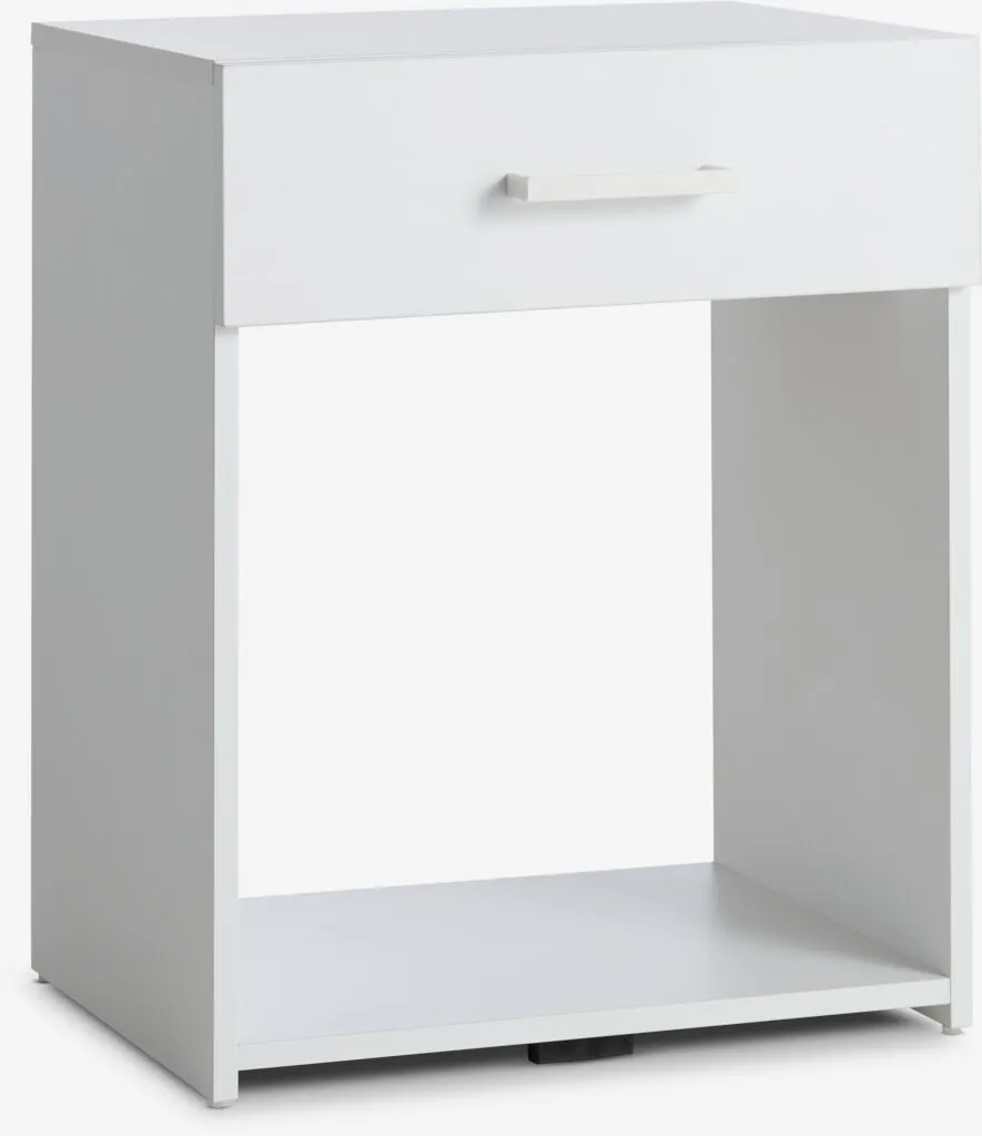 Comodino KORUP 1 cassetto bianco