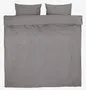 Completo copripiumino SANNE Cotone lavato 155x220 cm grigio - 240x220