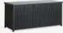 Contenitore per cuscini esterno BEDER L155xH71xP78 legnoduro - P133xH61xP54 | Nero