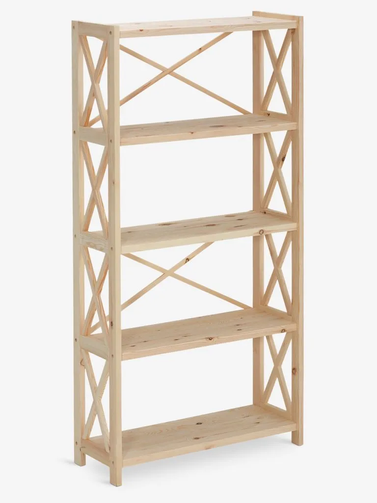 Divisorio FARUP 80 cm 5 ripiani pino