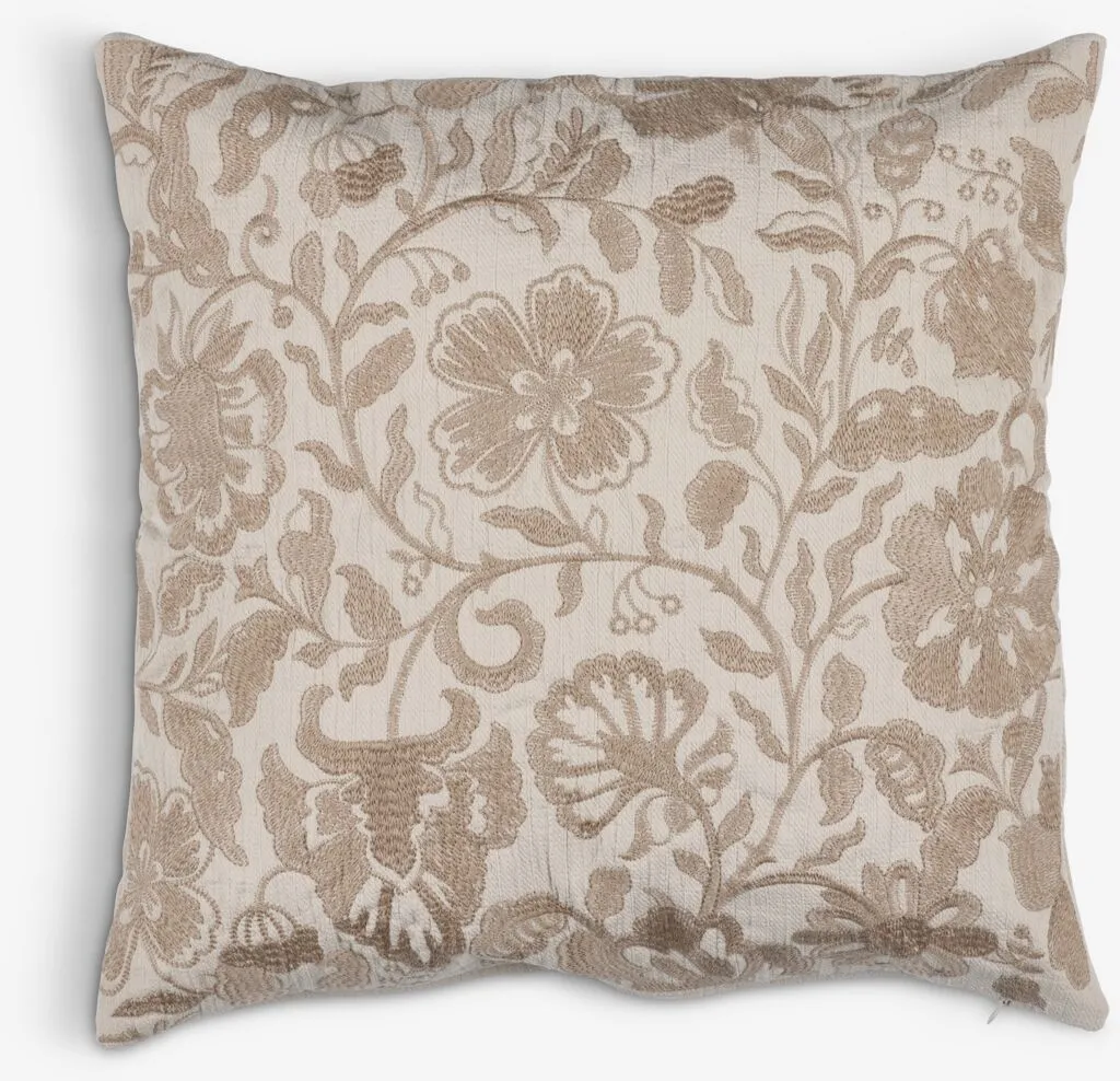 Fodera cuscino ROSE 50x50 cm beige/sabbia scuro