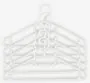 Grucce appendiabiti TRYGVE nero 5 pezzi - Bianco