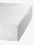 Lenzuolo con angoli Jersey JETTE 60x120x15 cm bianco - 70x140x15