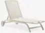 Lettino prendisole HANSTHOLM P76xL202 cm nero - Beige