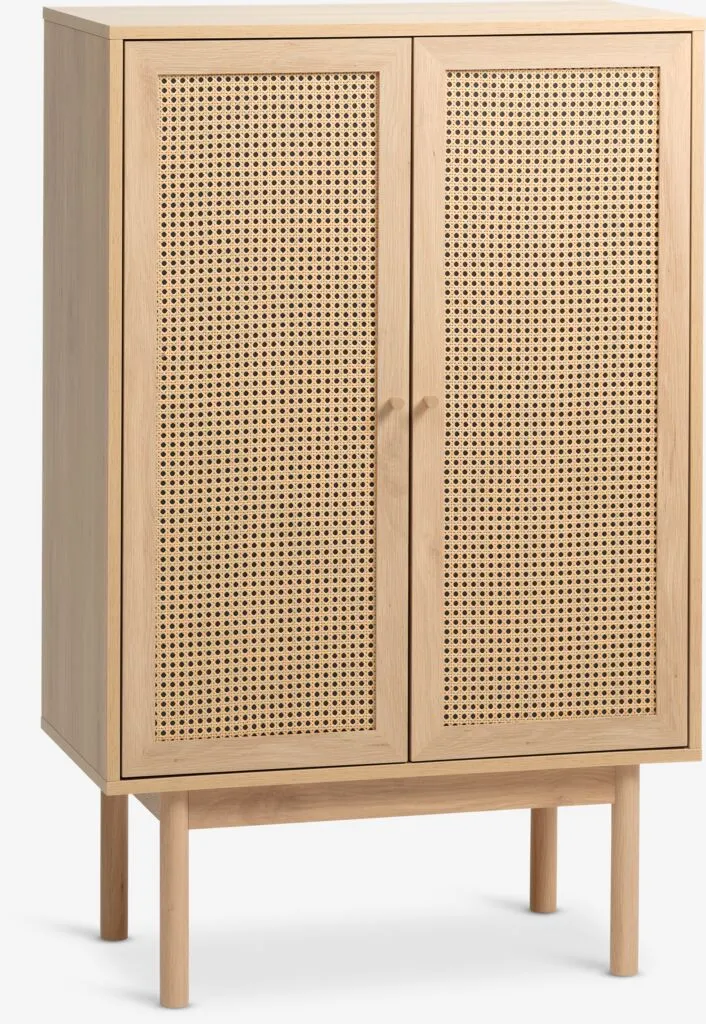 Mobile HALMSTAD 2 ante polyrattan/color rovere caldo