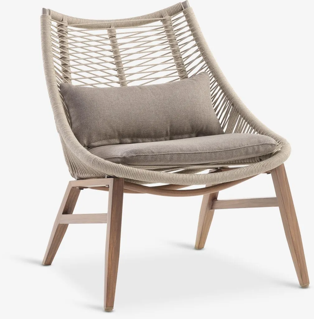 Poltrona lounge da esterno MAATTSUND naturale