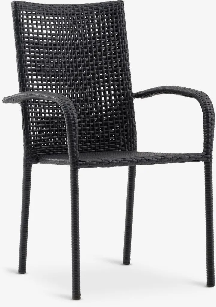Sedia impilabile FUGLEBJERG nero