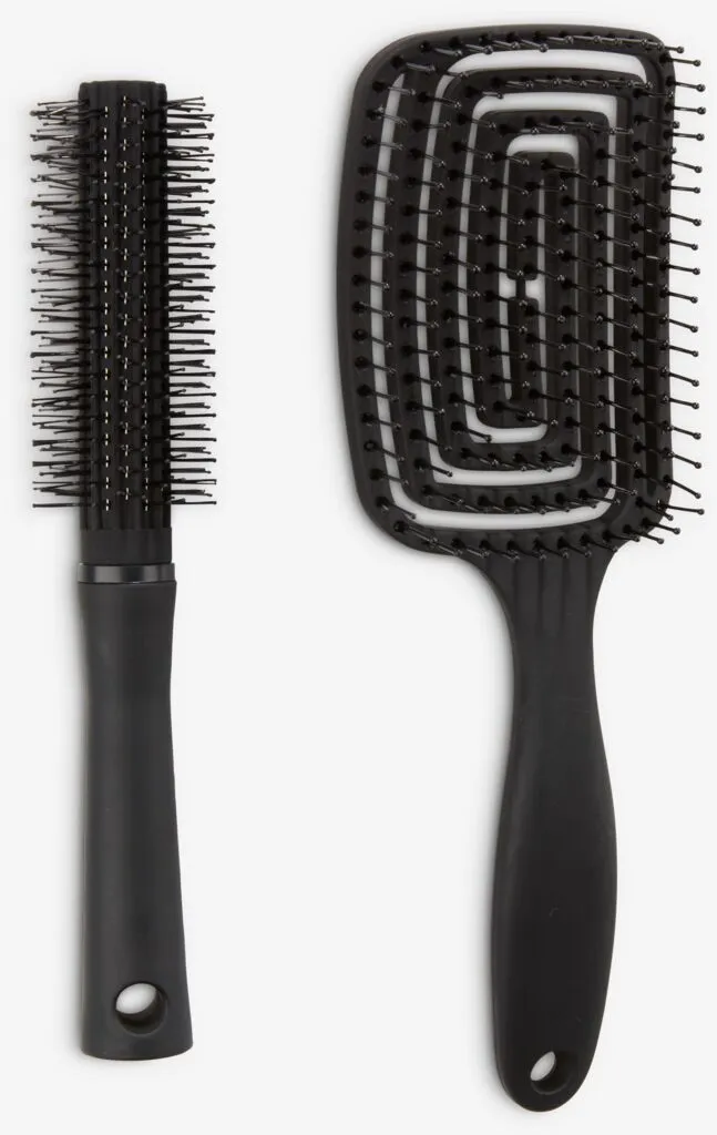 Spazzola per capelli HALLERNA nero ass.