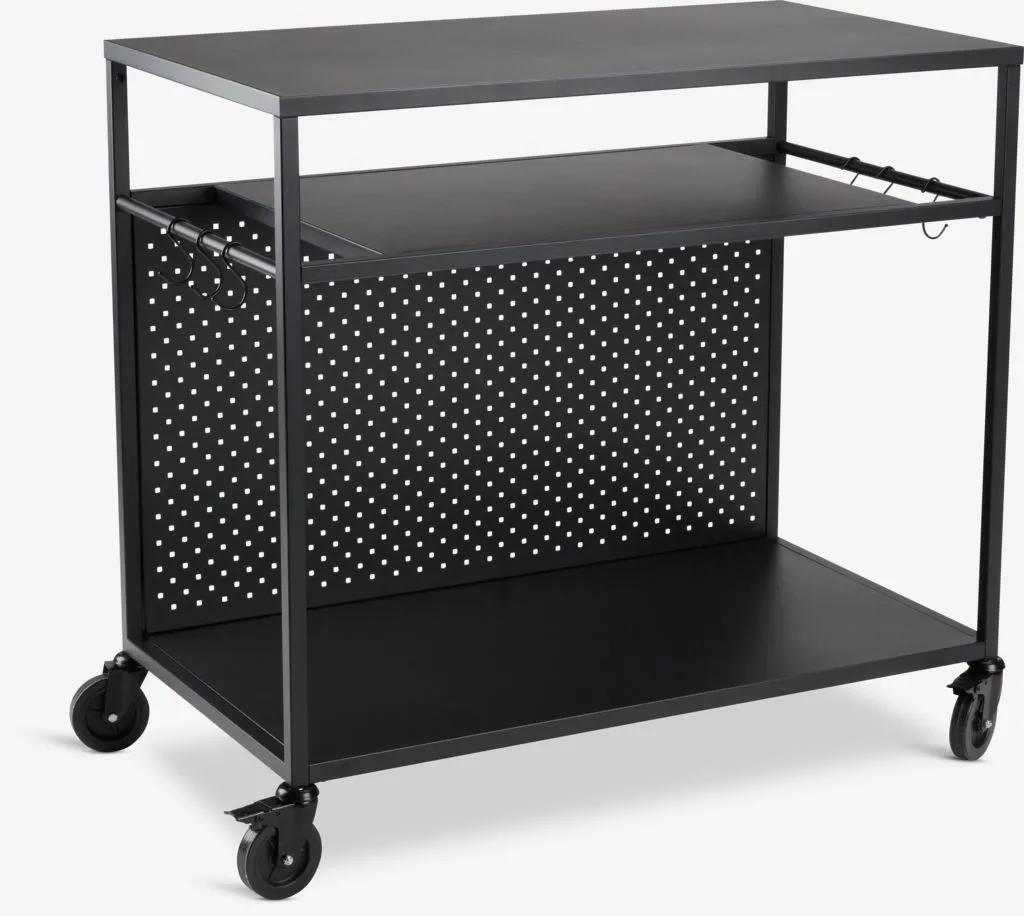 Tavolo barbecue INDSLEV P50xL90 cm nero
