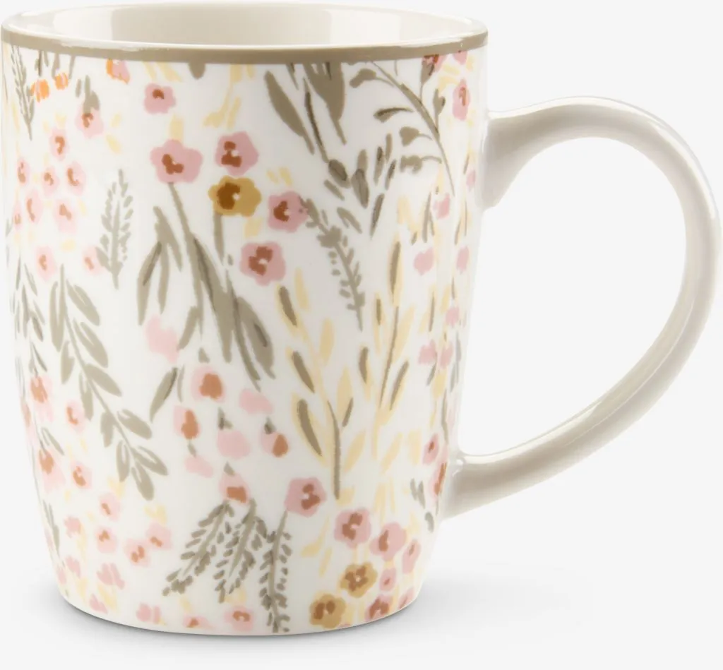 Tazza EMIL Ø8xH10 cm 35 cl fiorato