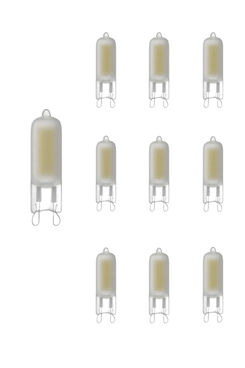 10 pack Lampada alogena LED Ø13 - G9 - 200 Lumen