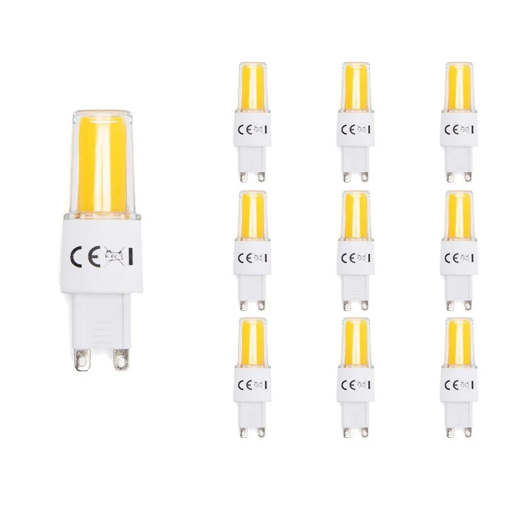 10 Pack - Lampadina G9 LED - 3.8 Watt - 470 Lumen - 3000K