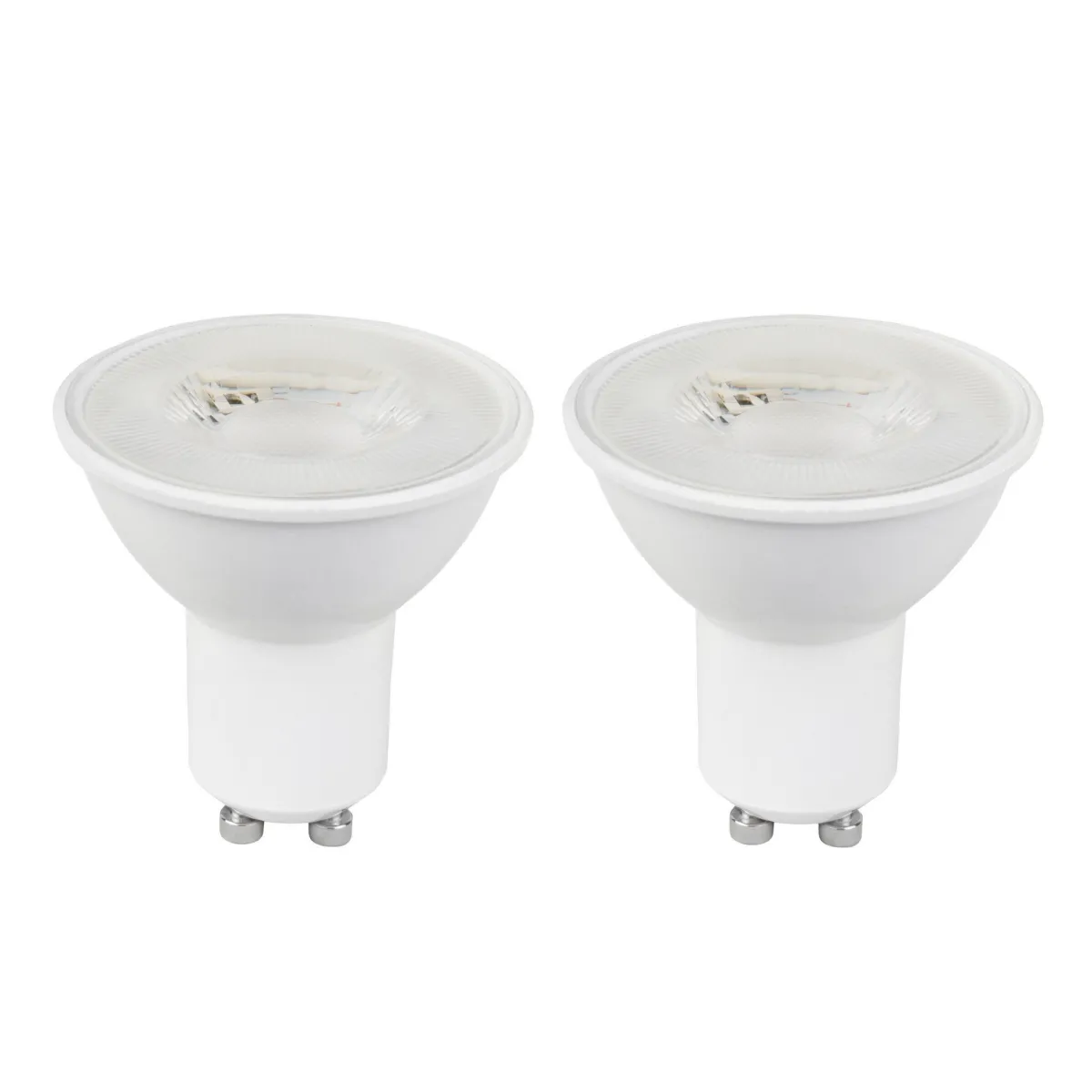 2 Pack - Lampadina LED GU10 - 4.5W - 2700K - 345 Lumen