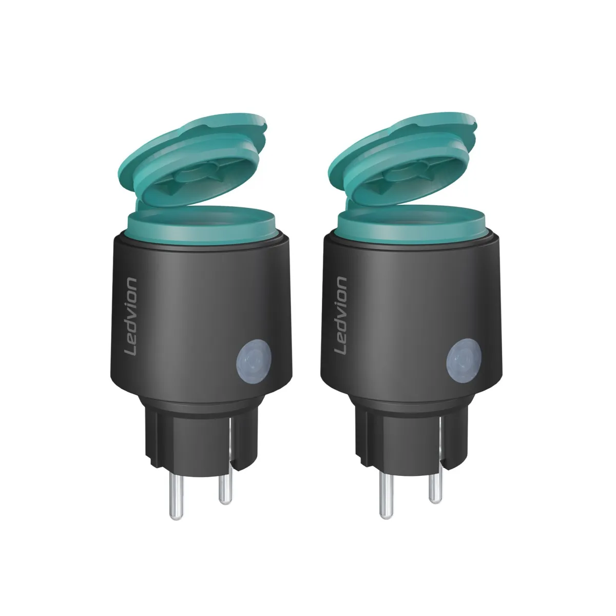 2x Presa da Esterno - Contatore Elettrico - IP44 - Presa Smart