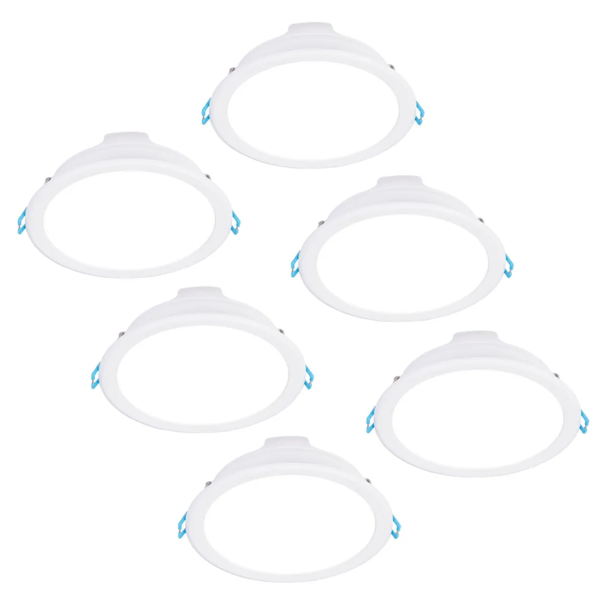 6x Faretto Downlight LED 12W - 4000K - 1080 Lumen - Ã˜140 mm