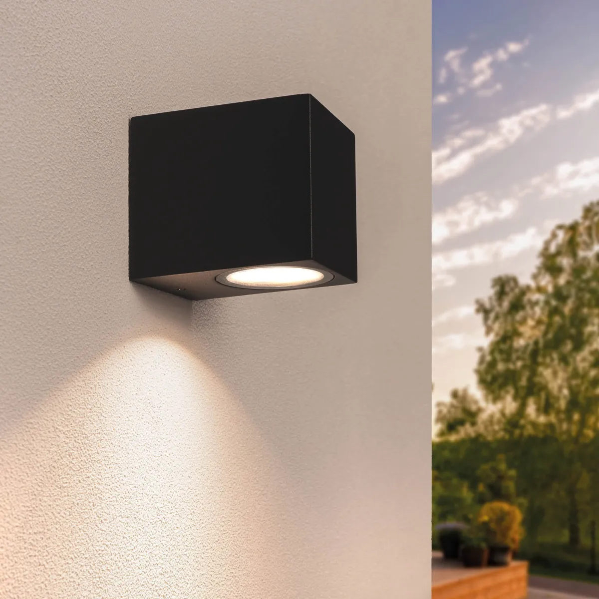 Applique da Esterno Dimmerabile - San Diego - 3W - 2700K - Nero