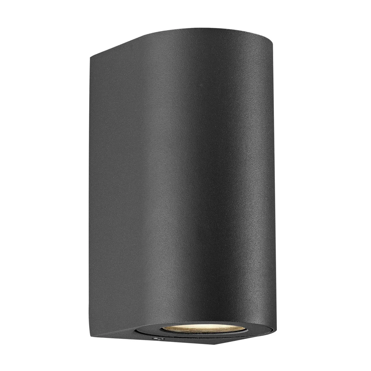 Applique da Esterno Nero - Bidirezionale - Attacco GU10 - IP44 - Canto Maxi 2 - 10 anni di garanzia