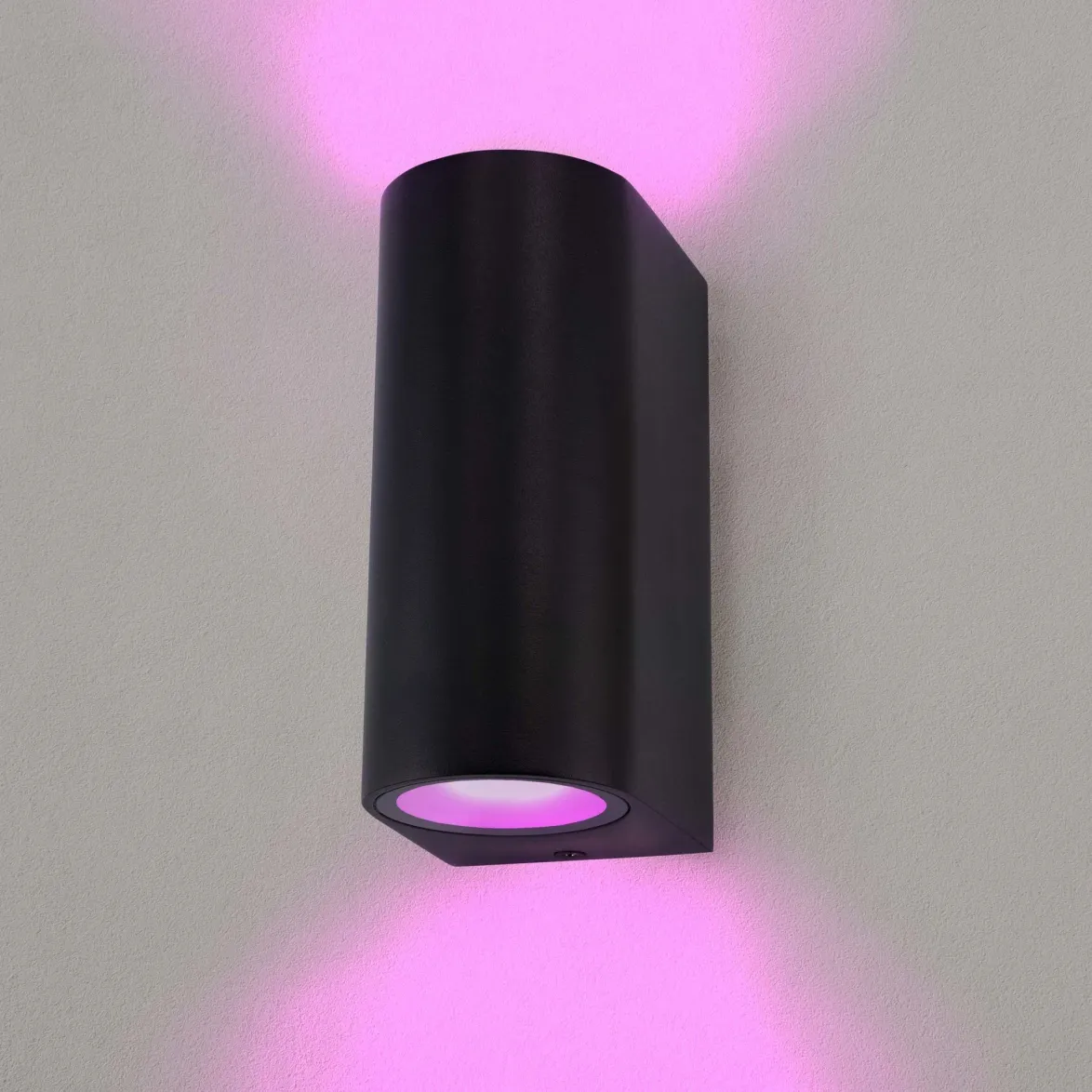 Applique da Esterno Smart - Santa Barbara - Nero - 4.9W - RGB+CCT